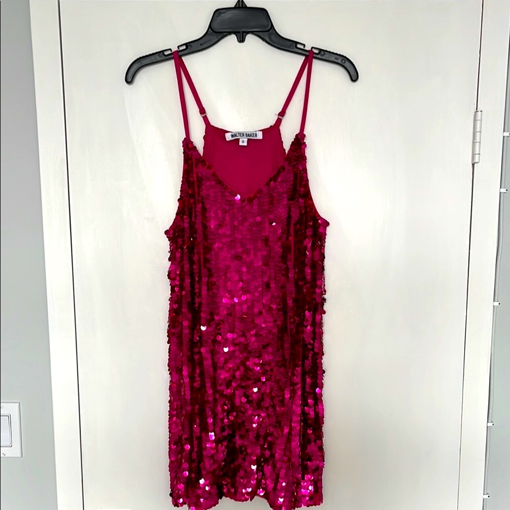 Walter Baker Pink Sequin Dress